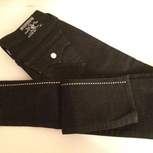 True Religion Disco Julie Jewel Jeans Black 26
